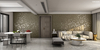 Acoustic Beige Interior 3D Wall Panel