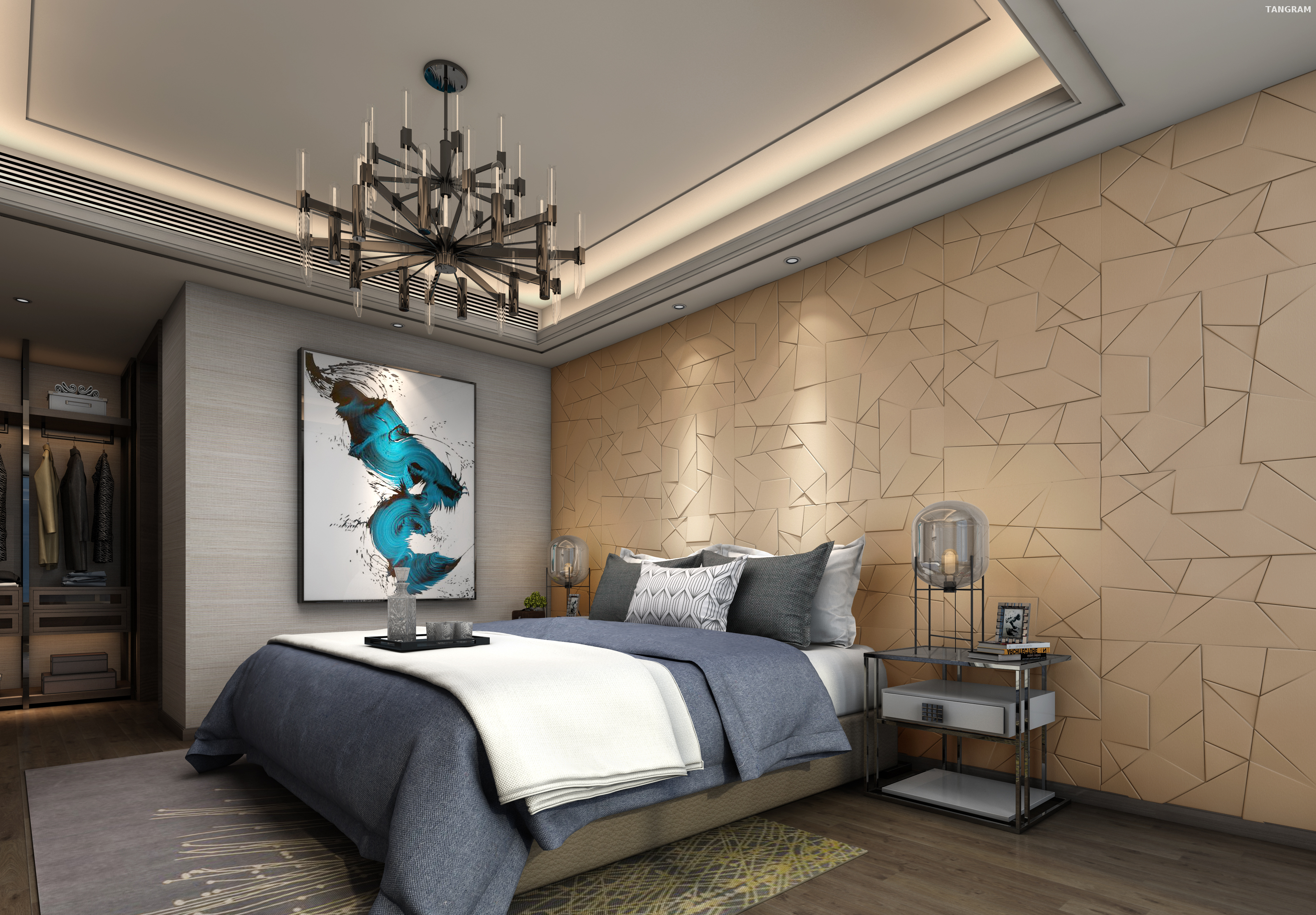 3D Wallpaper Cross Dengan Sparkles Rest Rest Panel Wall