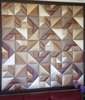 Acoustic Putih Dalaman 3D Mosaic Tile